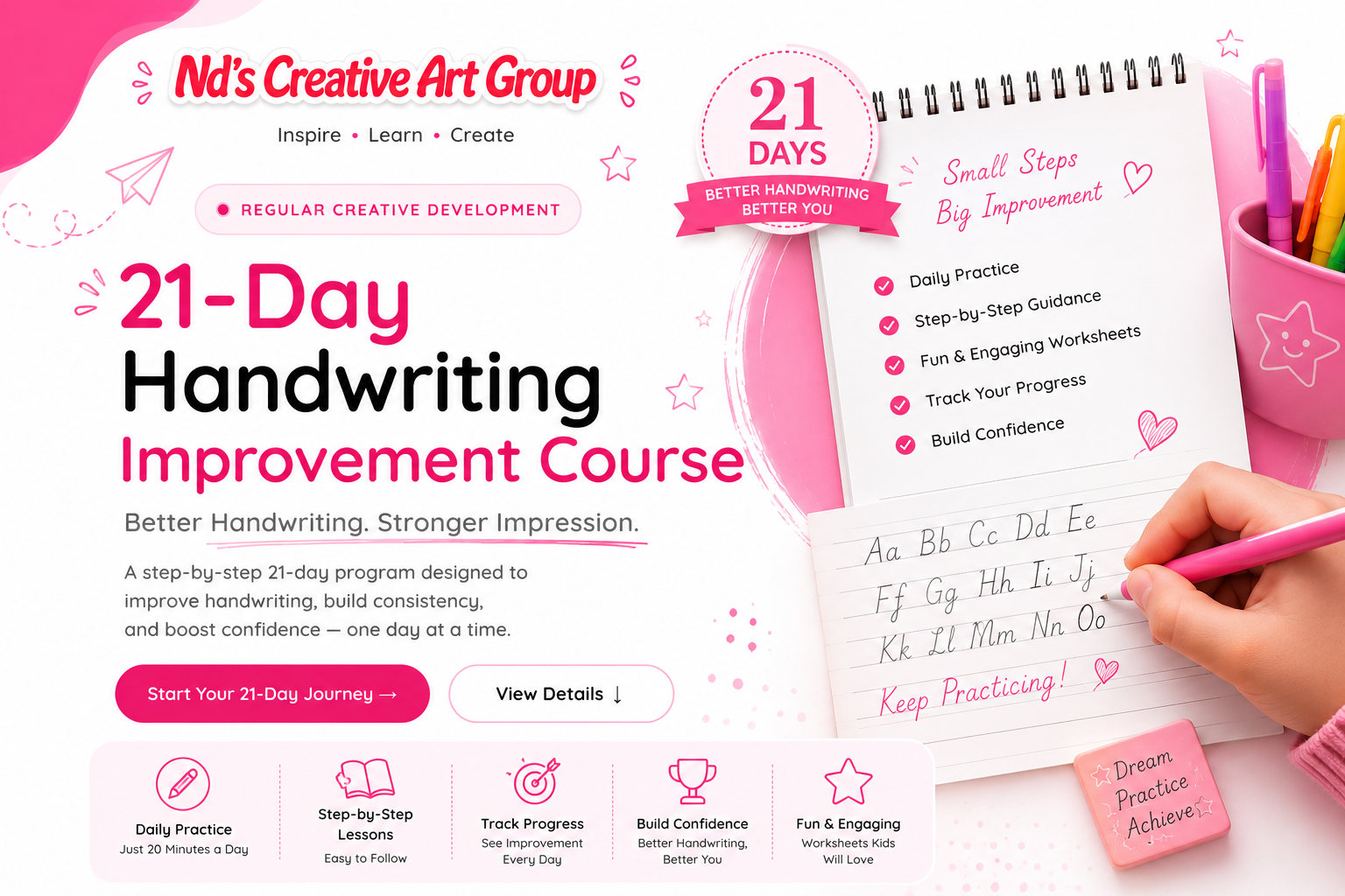 21-Day Handwriting